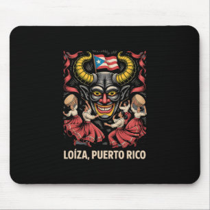 Loiza Puerto Rico Souvenir Vejigante Puerto Rican Mouse Pad