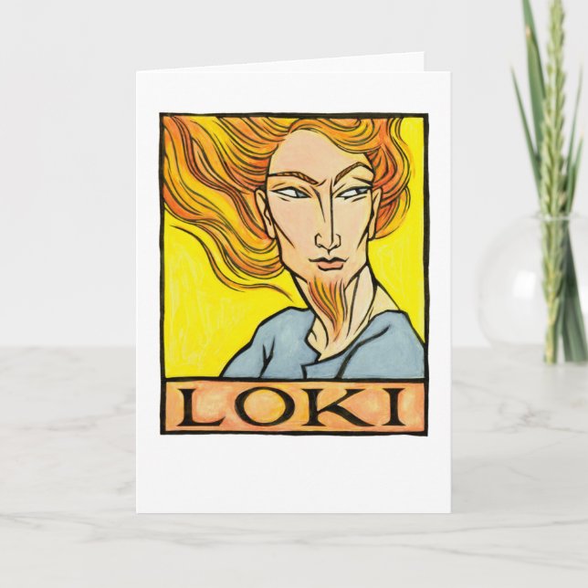 Loki Greeting Card (Front)