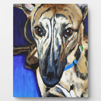 Loki - Lurcher dog Plaque