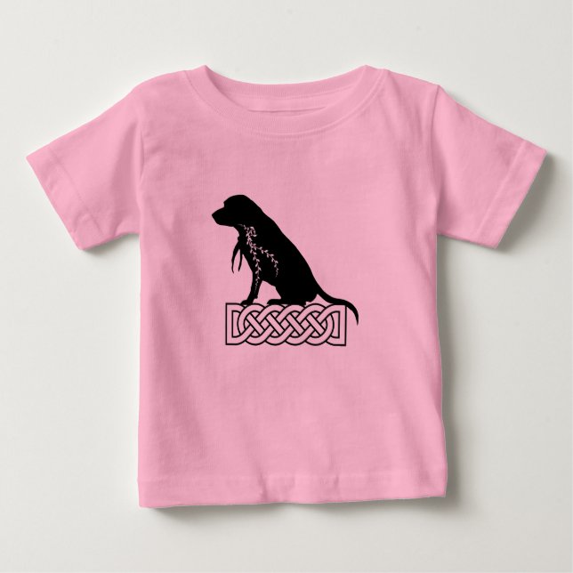 Loki's Buddies: Beagle Mickey Black Baby T-Shirt (Front)