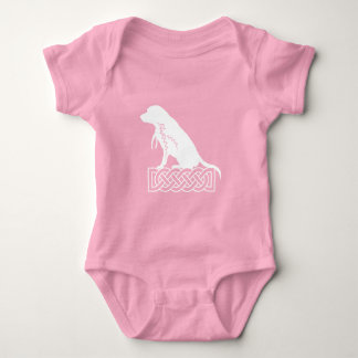 Loki's Buddies: Beagle Mickey White  Baby Bodysuit