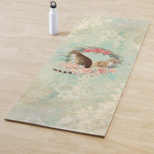 Loki's Buddies: Mika and Chidori Bengal Cats Yoga Mat