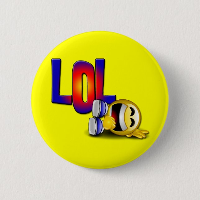 LOL 6 CM ROUND BADGE (Front)