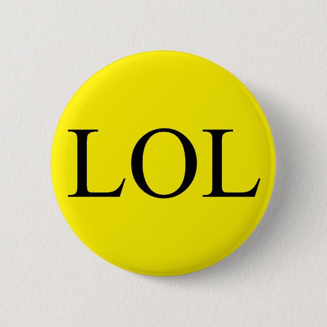 lol 6 cm round badge (Front)