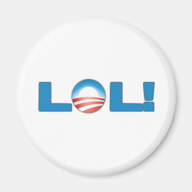 LOL Anti Obama Magnet (Front)