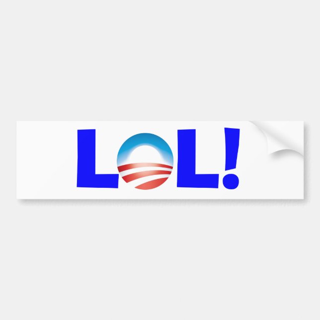 LOL at Obama - Laughing Out Loud at Obama Bumper Sticker (Front)