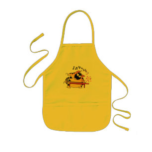 LOL Cats   Fat Cat Musician Kids Apron