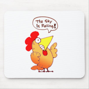 LOL Chicken Cartoon   Funny Chicken Cartoon Mouse Pad