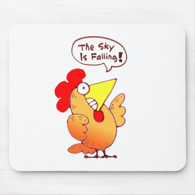 LOL Chicken Cartoon | Funny Chicken Cartoon Mouse Pad (Front)