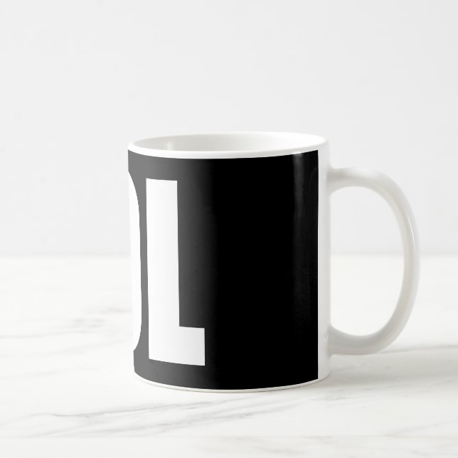 LOL (dark) Coffee Mug (Right)