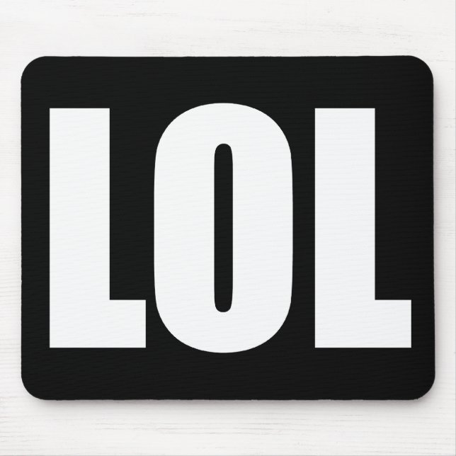 LOL (dark) Mouse Pad (Front)