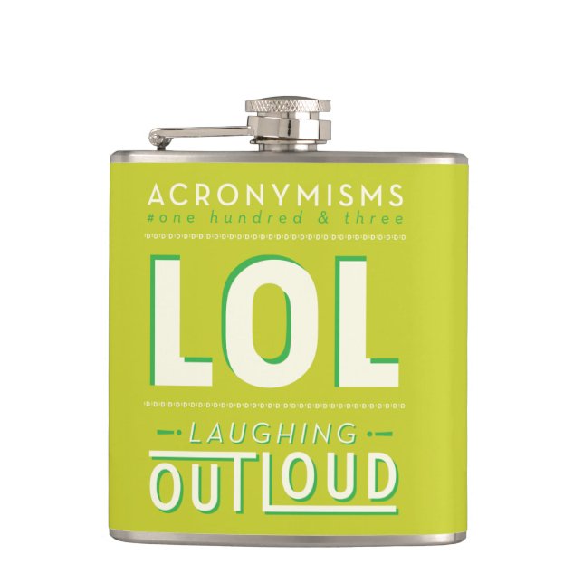 LOL HIP FLASK (Front)