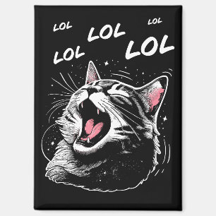 LOL Laughing Cat Magnet