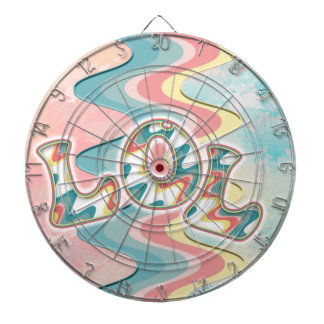 lol ~ light waves   ceramic ornament dartboard