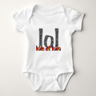 LOL (Lots of Love) Baby Bodysuit