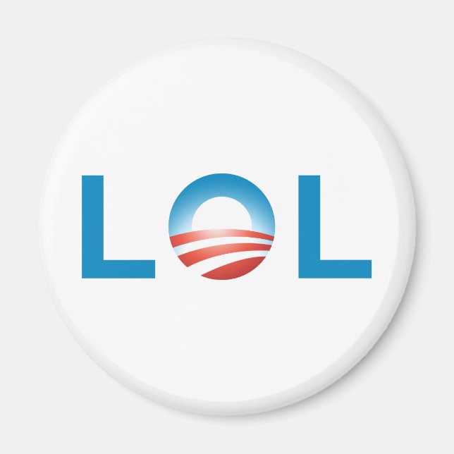 LOL OBAMA MAGNET (Front)