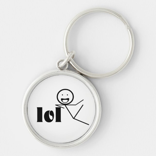 lol stick man key ring (Front)