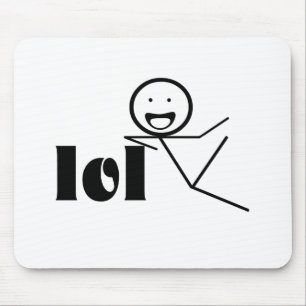 lol stick man mouse pad