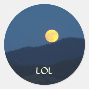 LOL stickers Blue Twilight Orange Full Moon