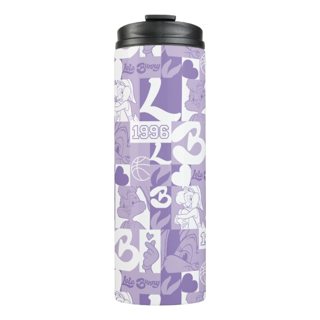 Lola '96 Grid Pattern Thermal Tumbler (Front)