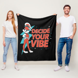 Lola Bunny Decide Your Vibe Fleece Blanket
