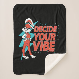 Lola Bunny Decide Your Vibe Sherpa Blanket