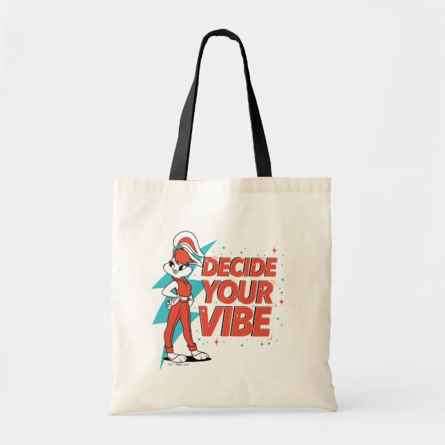 Lola Bunny Decide Your Vibe Tote Bag (Front)