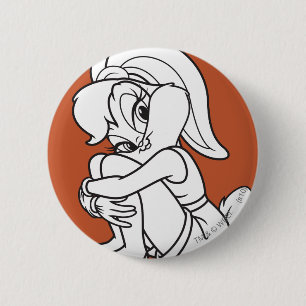Lola Bunny Flirty 6 Cm Round Badge
