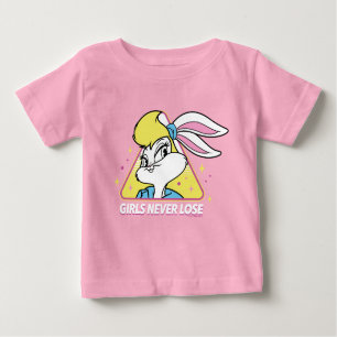 Lola Bunny Girls Never Lose Baby T-Shirt