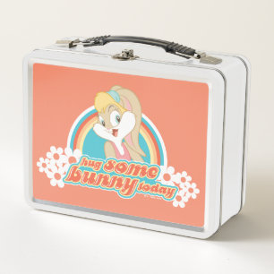 Lola Bunny Hug Some Bunny Today Metal Lunch Box