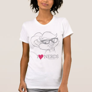 Lola Bunny - I Heart Nerds T-Shirt