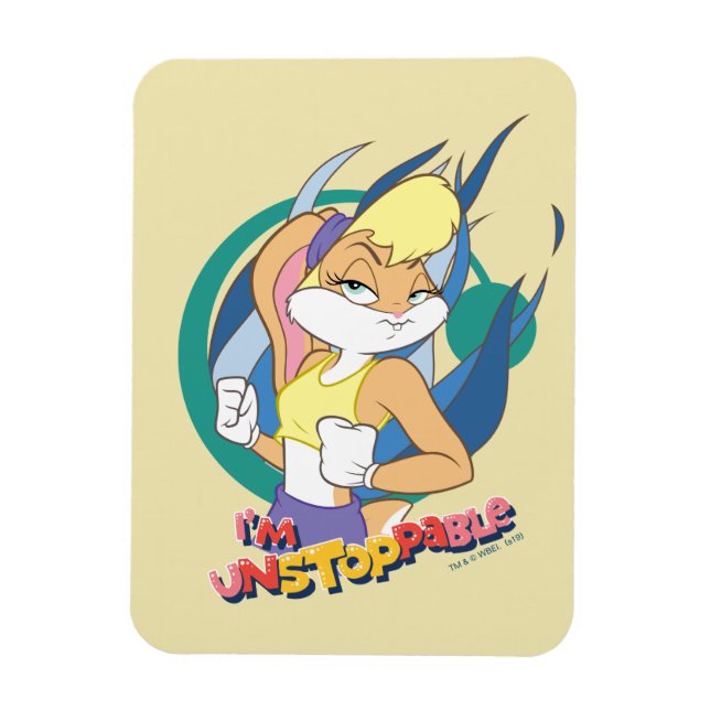 Lola Bunny "I'm Unstoppable" Magnet (Vertical)