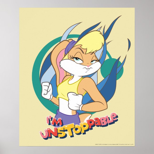 Lola Bunny "I'm Unstoppable" Poster (Front)