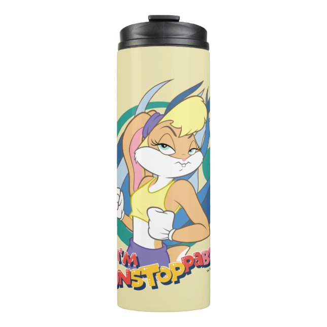 Lola Bunny "I'm Unstoppable" Thermal Tumbler (Front)