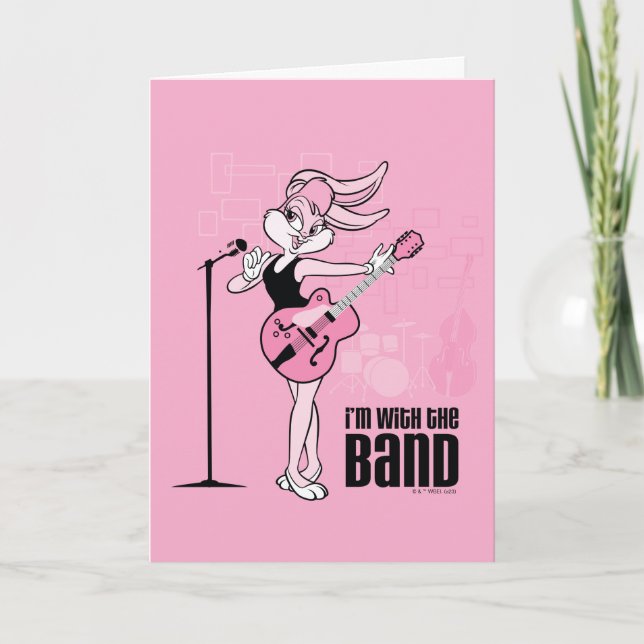 Lola Bunny I'm With The Band Card (Front)