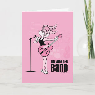 Lola Bunny I'm With The Band Card
