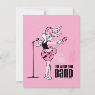 Lola Bunny I'm With The Band Card