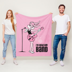 Lola Bunny I'm With The Band Fleece Blanket