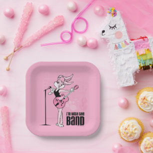 Lola Bunny I'm With The Band Paper Plate