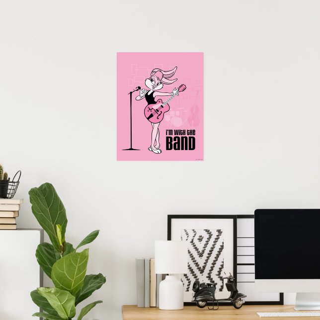 Lola Bunny I'm With The Band Poster (Home Office)