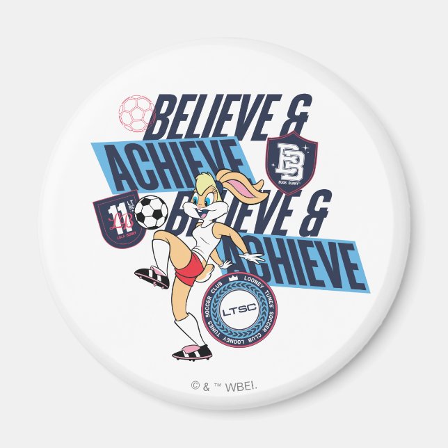 Lola Bunny LOONEY TUNES™ Soccer Club Graphic Magnet (Front)