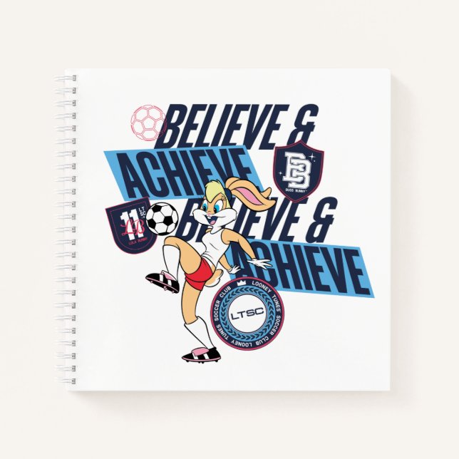 Lola Bunny LOONEY TUNES™ Soccer Club Graphic Notebook (Front)