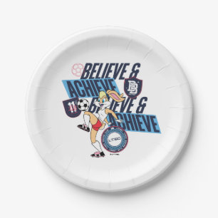 Lola Bunny LOONEY TUNES™ Soccer Club Graphic Paper Plate