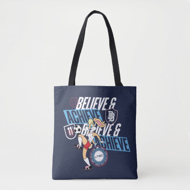 Lola Bunny LOONEY TUNES™ Soccer Club Graphic Tote Bag (Front)