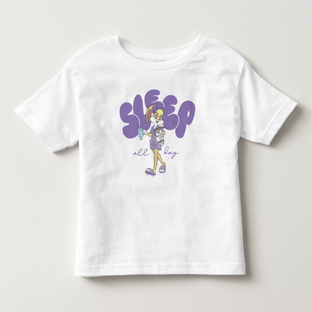 Lola Bunny Sleep All Day Toddler T-Shirt (Front)
