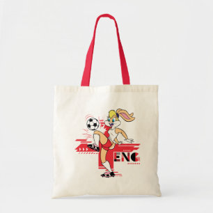 Lola Bunny Team England Soccer Graphic Tote Bag