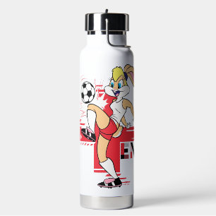 Lola Bunny Team England Soccer Graphic Water Bottle