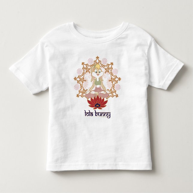 Lola Bunny Yoga Lotus Pose Toddler T-Shirt (Front)