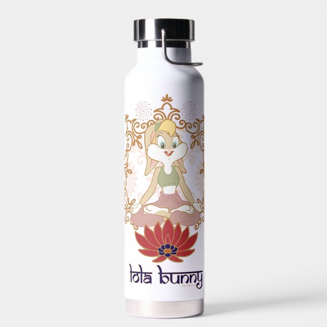 Lola Bunny Yoga Lotus Pose Water Bottle (Left)