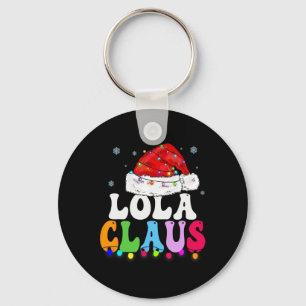 Lola Claus Funny Xmas Family Matching Grandma Chri Key Ring